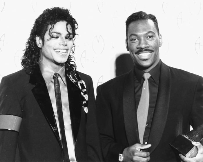 Michael Jackson and Eddie Murphy praise one another