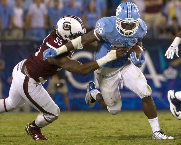 North Carolina vs. South Carolina (Aug. 31)