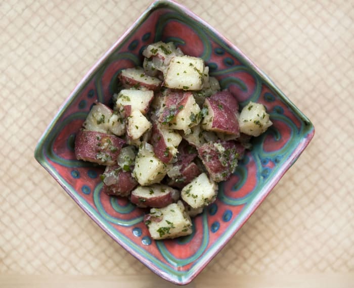 The 15 Best Side Dishes Involving Potatoes Yardbarker Let the salad chill in the refrigerator for at least an hour before serving. yardbarker com