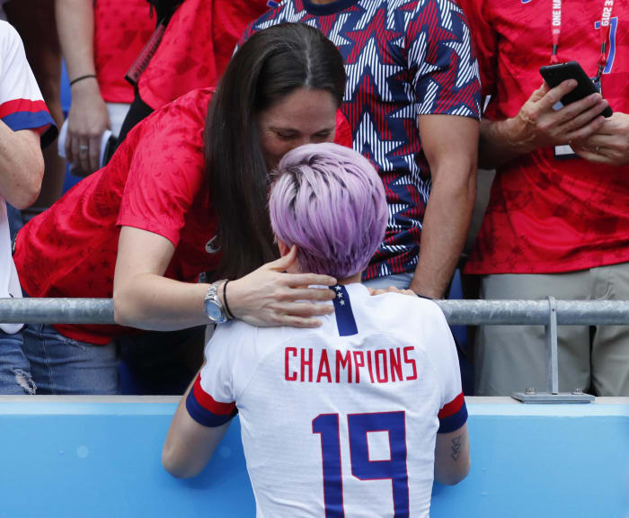 Megan Rapinoe and Sue Bird