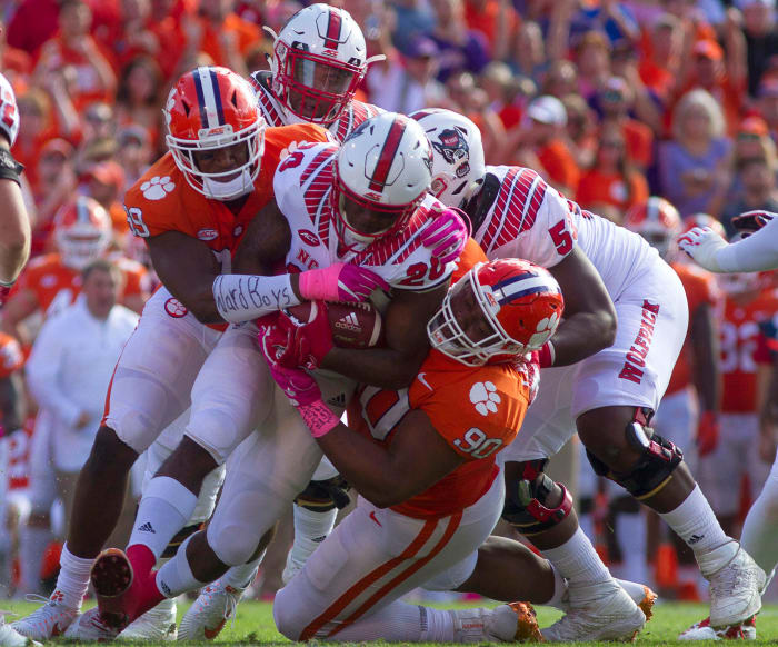 Oct. 20 - Clemson d. NC State, 41-7