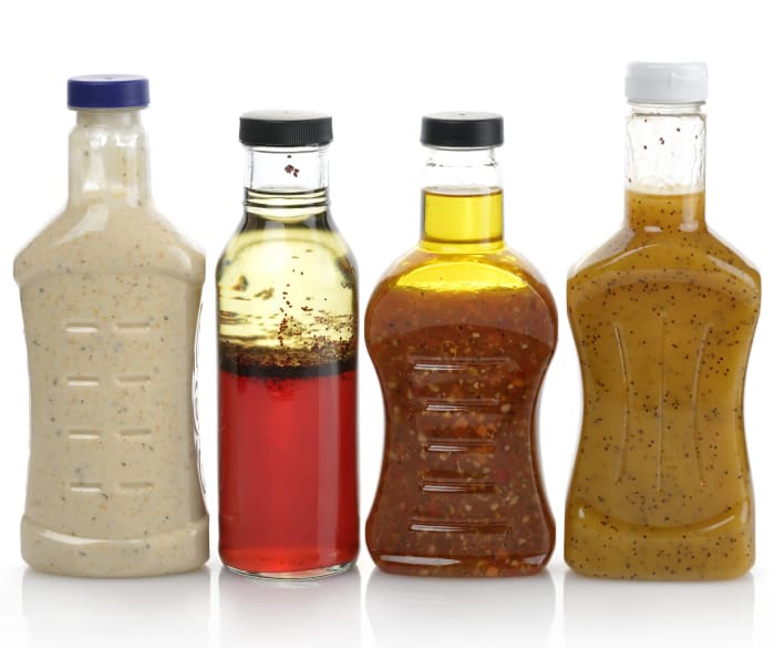 Bottled salad dressings