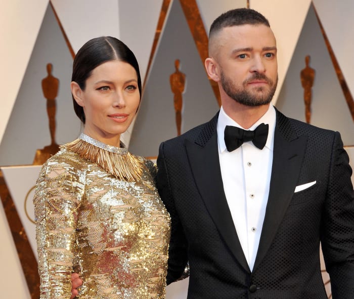 Justin Timberlake and Jessica Biel