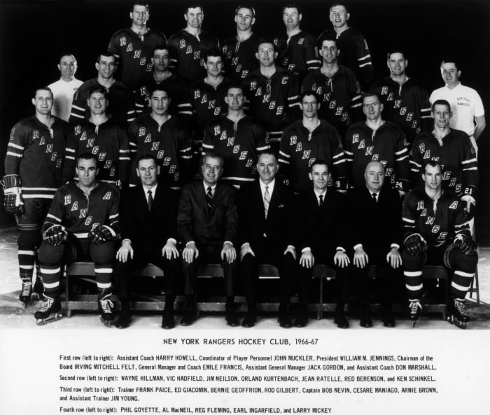 1965: Andre Veilleux, RW, New York Rangers