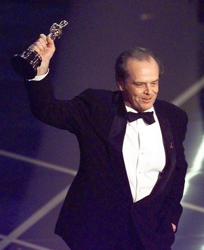 Jack Nicholson's too suave acceptance speech (1998 - 70th Academy Awards)