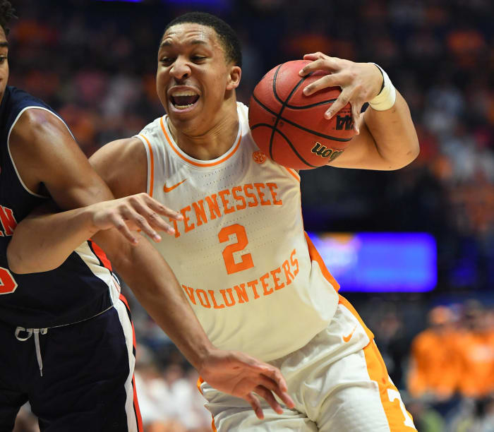 Tennessee's Grant Williams and Utah Jazz