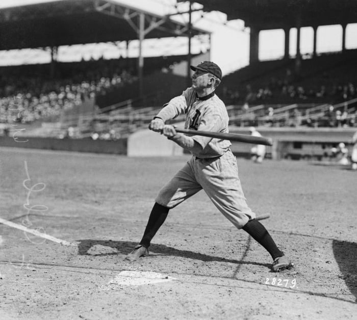 Ty Cobb In His Baseball Uniform by Bettmann