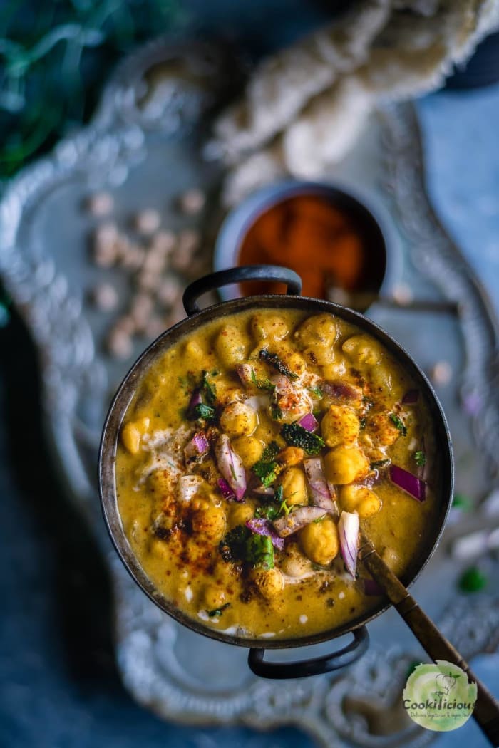 Chickpeas potato vegan curry