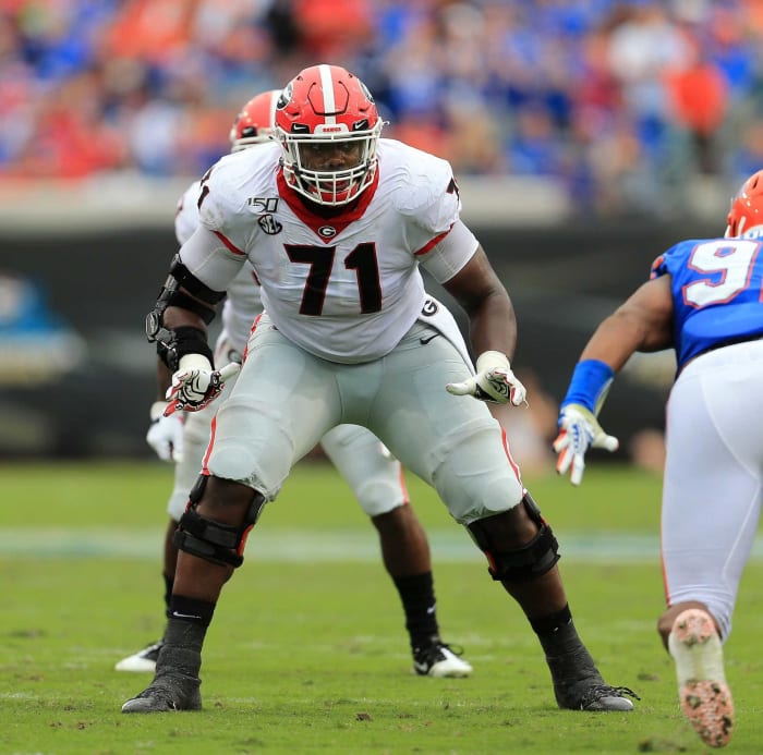 New York Jets: Andrew Thomas, OT, Georgia