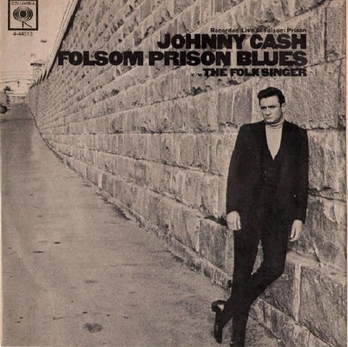"Folsom Prison Blues," Johnny Cash