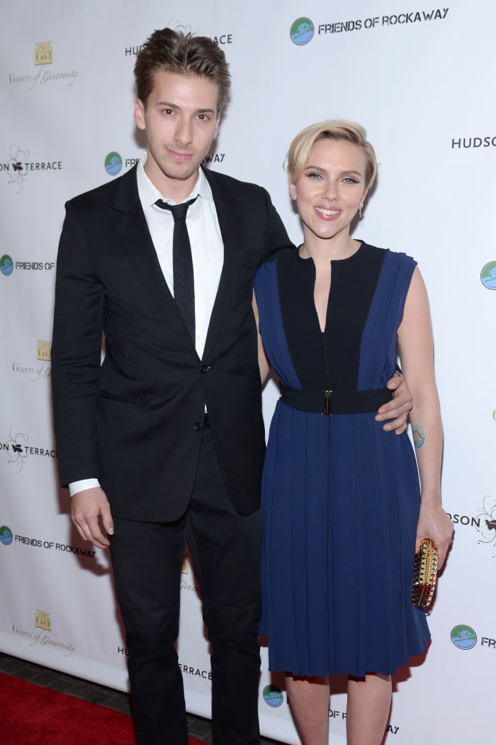 Hunter and Scarlett Johansson