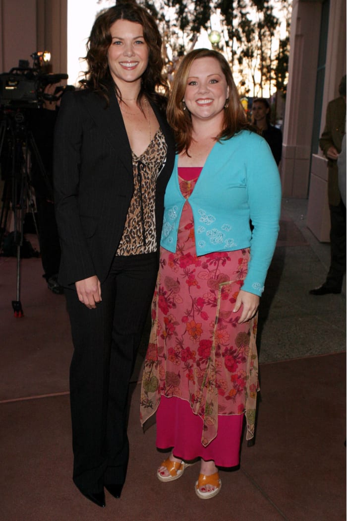 Lorelai Gilmore and Sookie St. James from "Gilmore Girls"