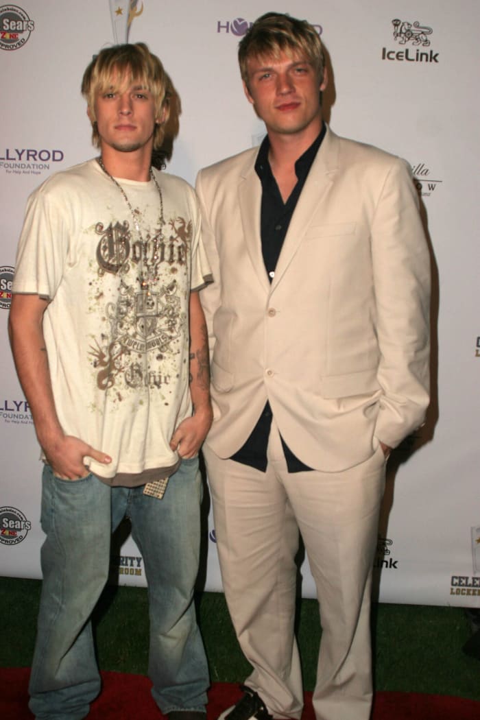 Nick and Aaron Carter