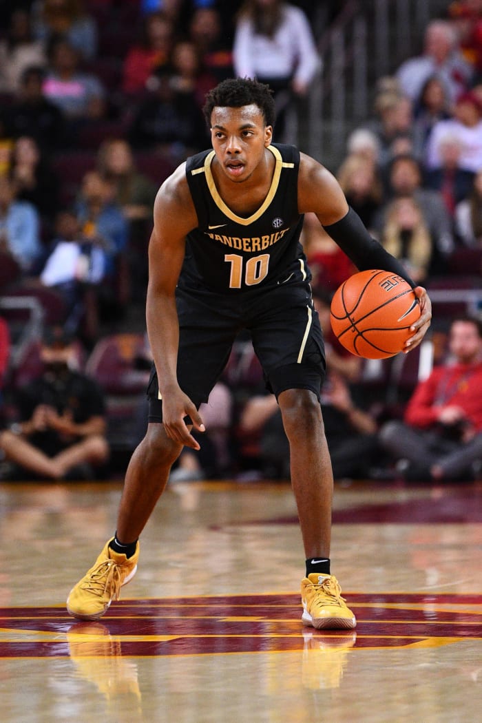 Vanderbilt's Darius Garland and Los Angeles Lakers