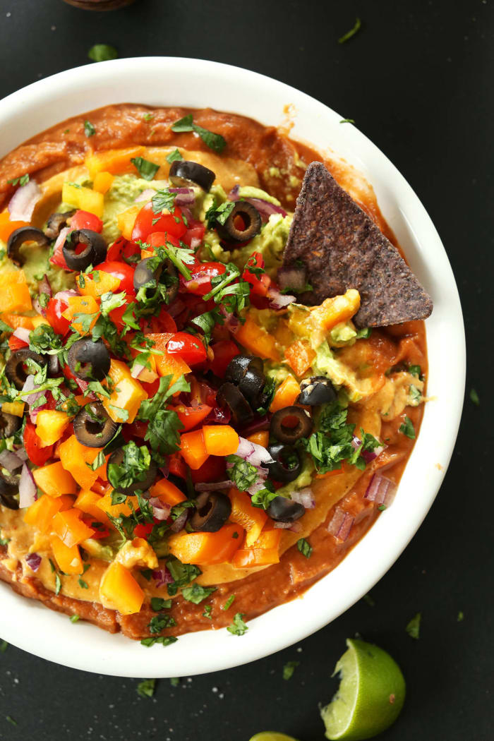 Vegan Seven-Layer Mexican Dip