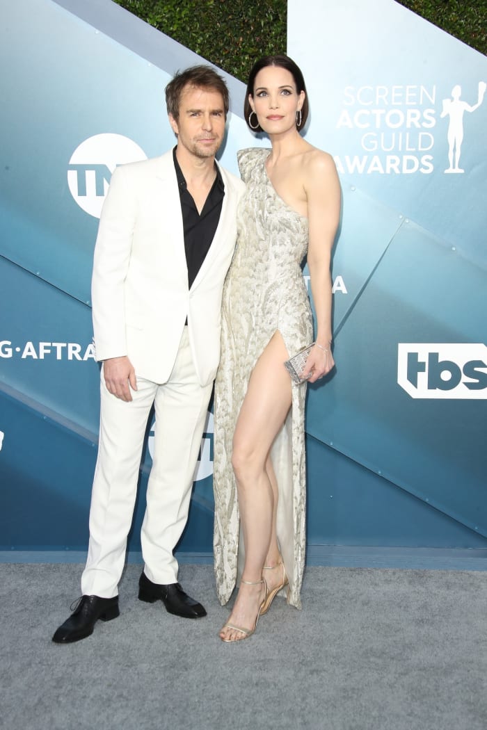 Leslie Bibb and Sam Rockwell