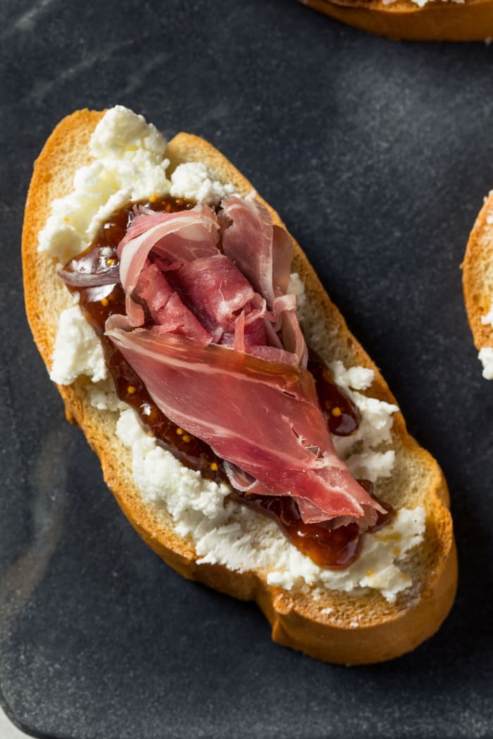 Ham jam sandwich