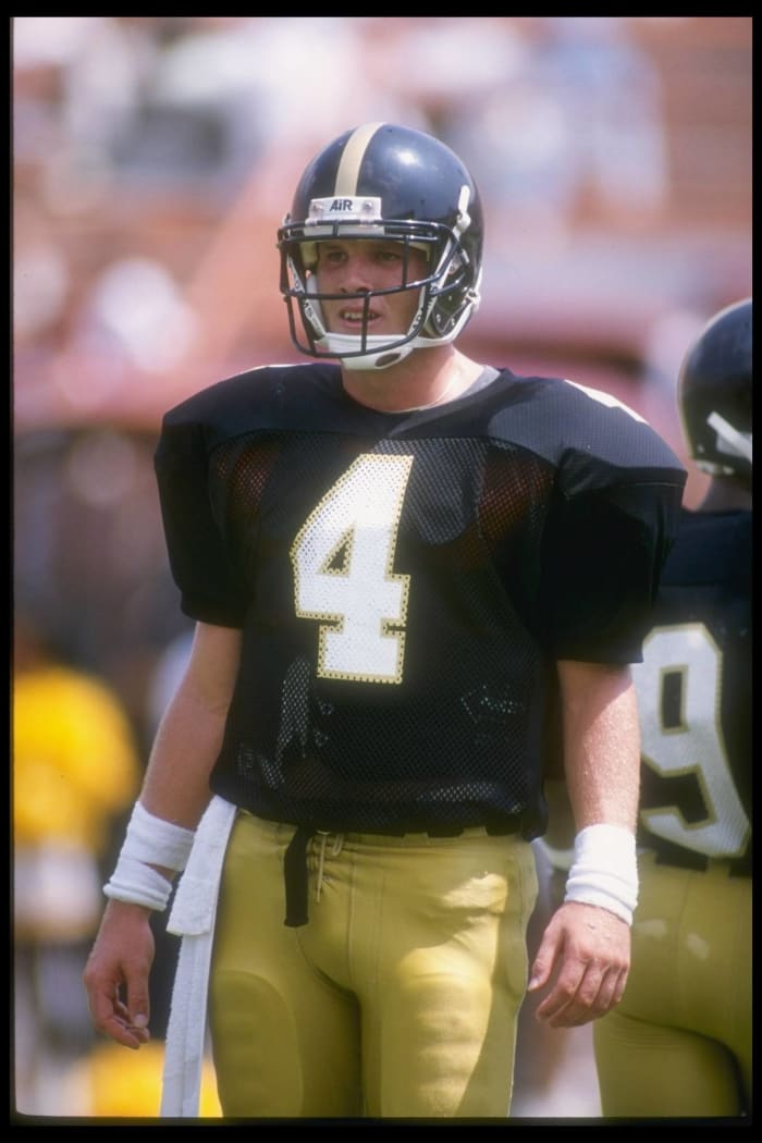 Records first college comeback at Southern Miss in 1987