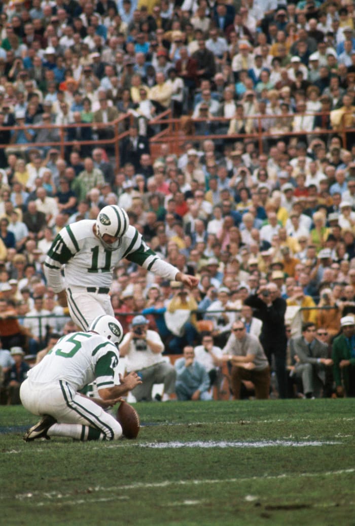 Field goals made: Jim Turner, 1968