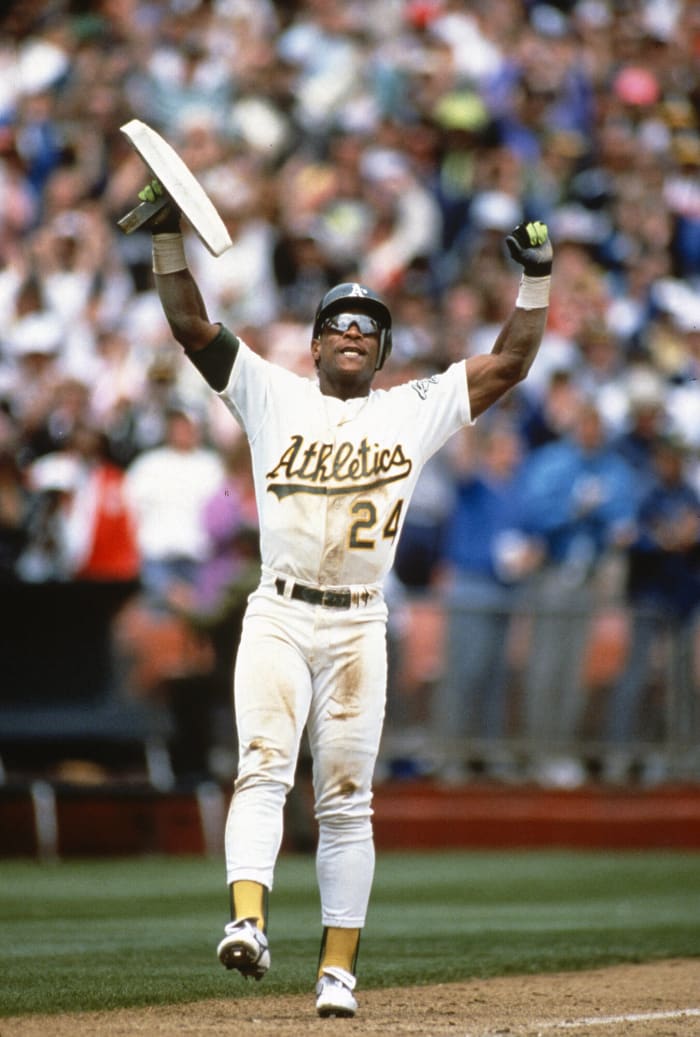 Rickey Henderson 1979-1984, 1989-1995, 1998 (72.7 WAR)