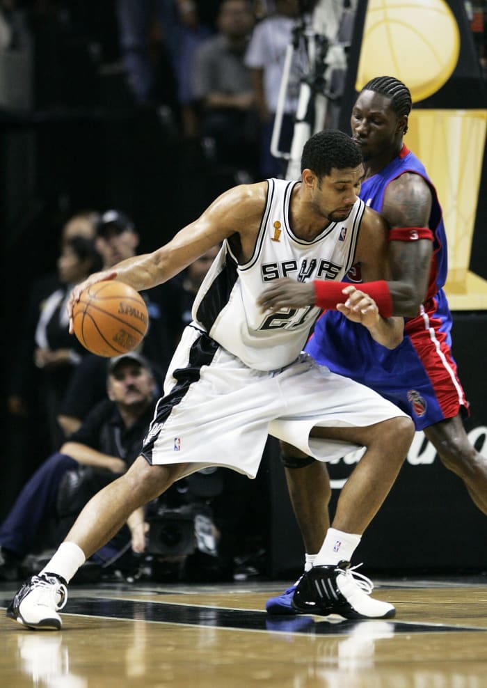 Spurs vs. Pistons in 2005 NBA Finals