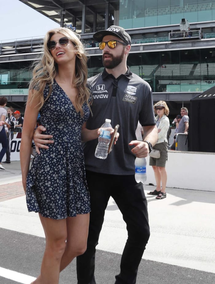 James Hinchcliffe and Becky Dalton