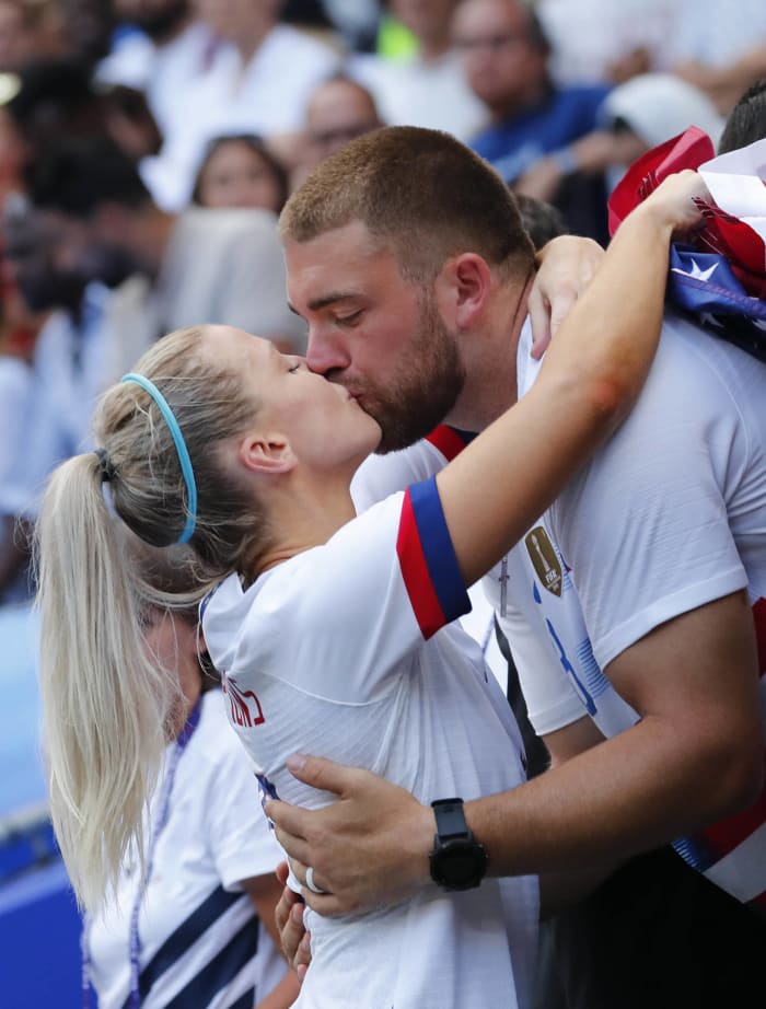 Julie and Zach Ertz