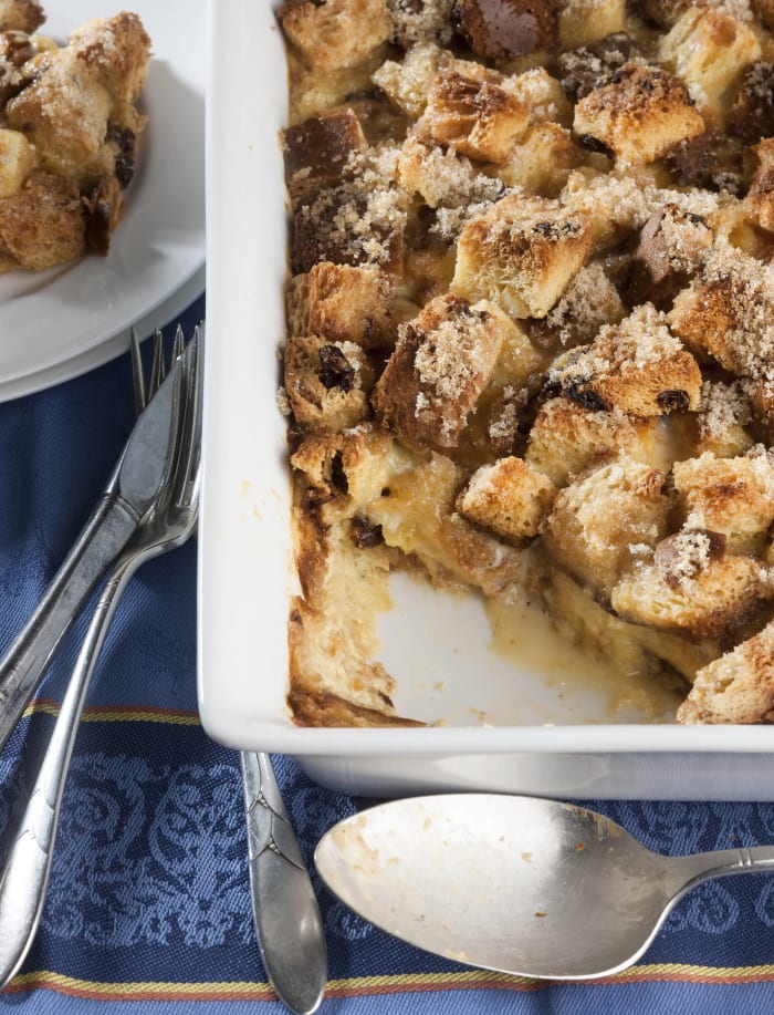 Morning bread pudding