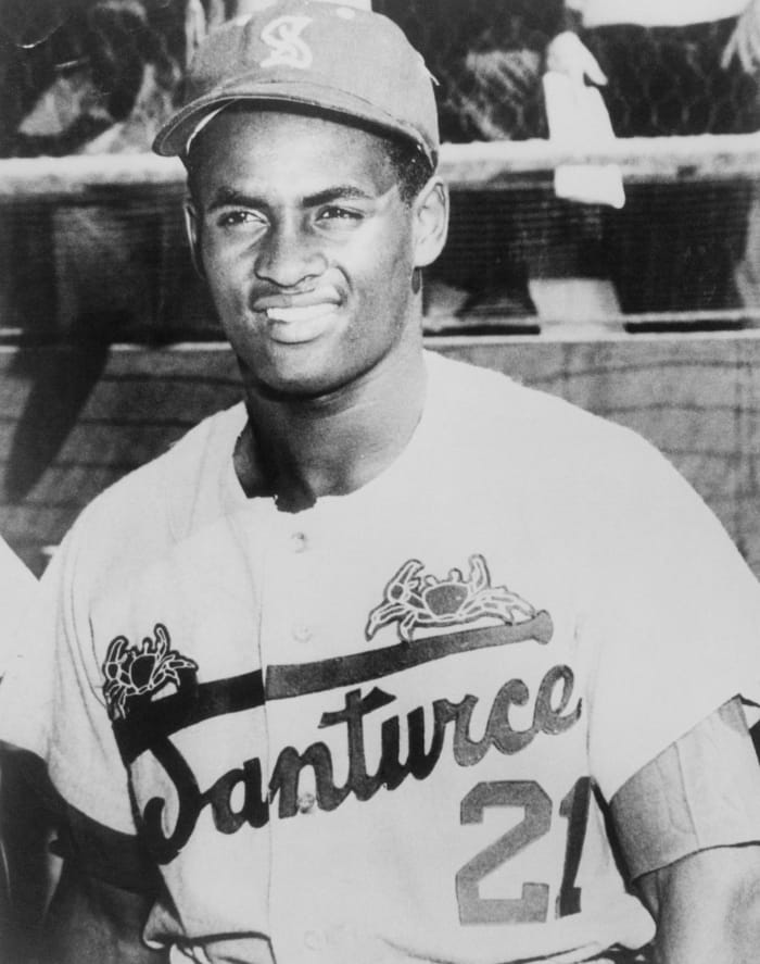 Roberto Clemente 21 Santurce Crabbers Baseball Jersey White Uniform Puerto  Rico