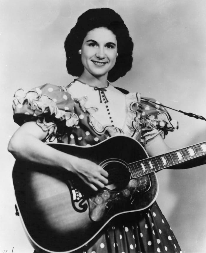 Kitty Wells, "It Wasn't God Who Made Honky Tonk Angels"