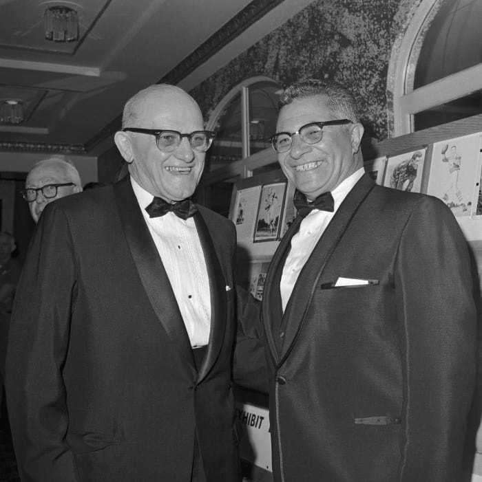 George Halas-Vince Lombardi: 18 meetings