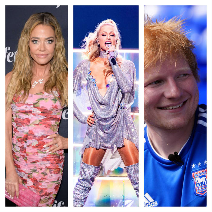 Denise Richards, Ed Sheeran and Paris Hilton