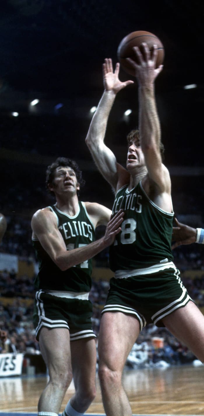 John Havlicek and Dave Cowens, Boston Celtics