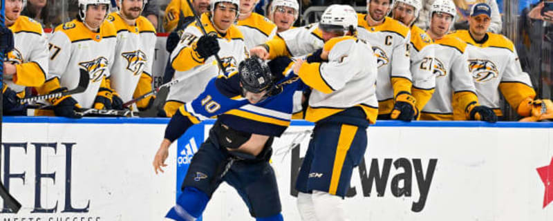 Predators extend win streak with 8-3 rout of Blues - The Rink Live