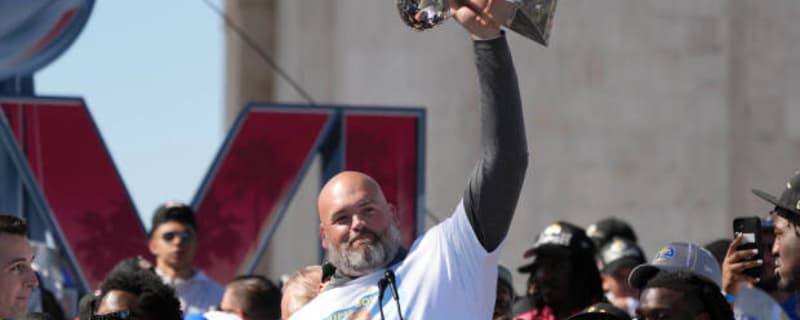 Andrew Whitworth wore a hilarious Cooper Kupp shirt at Rams parade