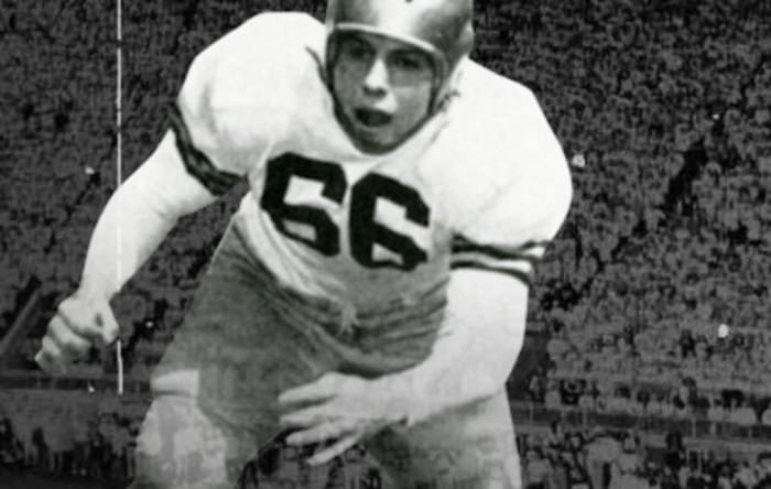 Offensive Lineman: Steve Eisenhauer, Navy (1951-'53)