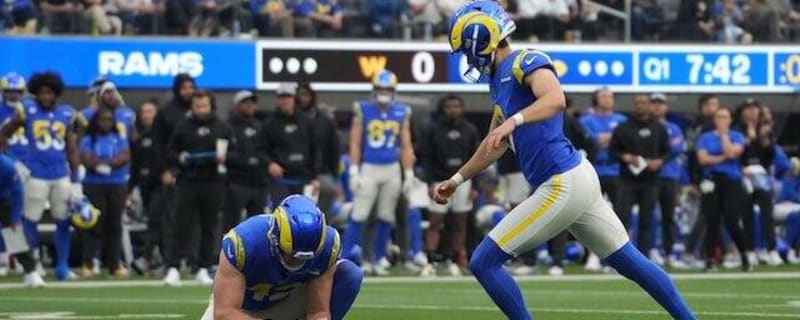  Sean McVay Explains Decision To Replace Lucas Havrisik With Brett Maher