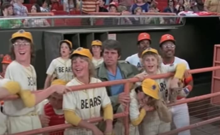 Bob Watson, Enos Cabell, J.R. Richard and Cesar Cedeno, "The Bad News Bears in Breaking Training" (1977)
