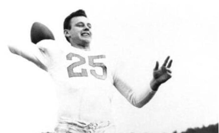 Norm Van Brocklin, Quarterback (1947-48)