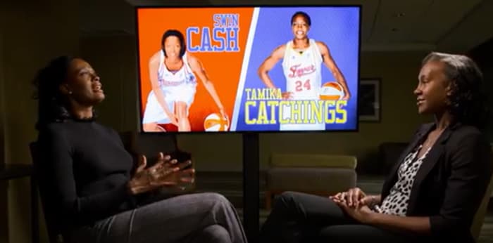 Tamika Catchings vs. Swin Cash