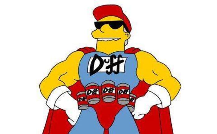 Duff Beer ('The Simpsons'), Pawtucket Patriot Ale ('Family Guy'), Butterbeer ('Harry Potter')