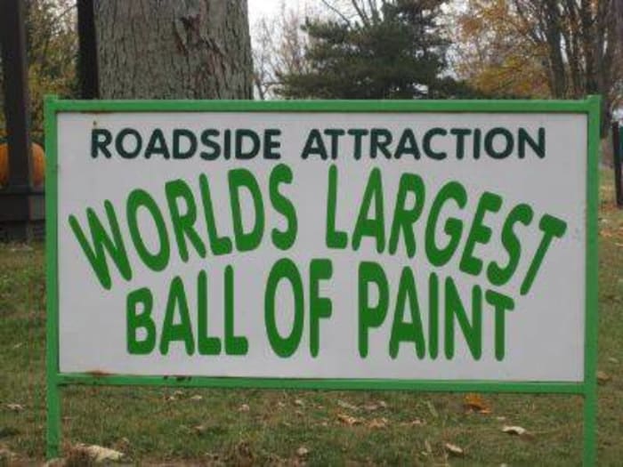 World's Largest Ball of Paint, Indiana