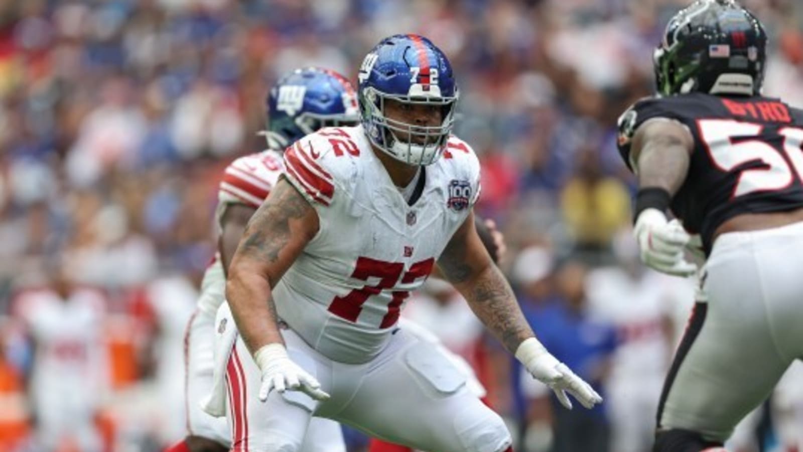 Giants lose offensive tackle to new quad injury