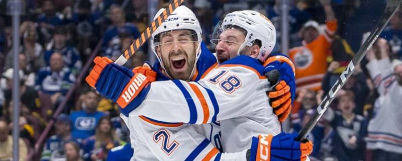 Oilers work overtime to tie Canucks at 1-1