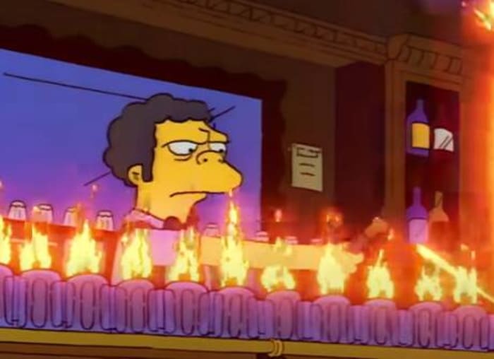 "Flaming Moe'" ("The Simpsons")