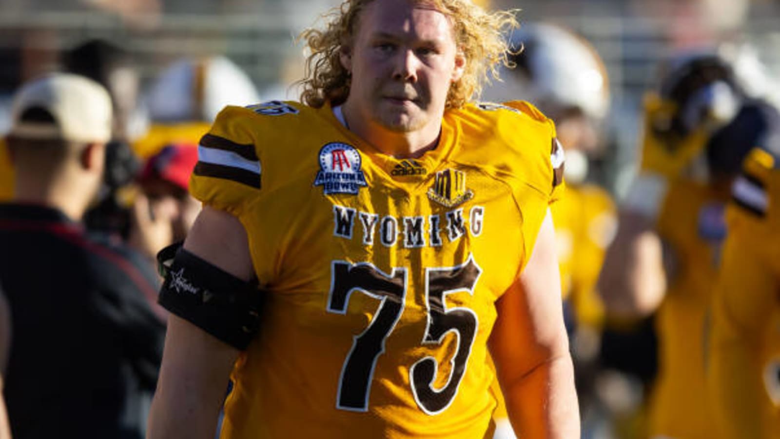 NFL Combine: Wyoming&#39;s Frank Crum Runs 4.94 40-Yard Dash, Second Among O-Line