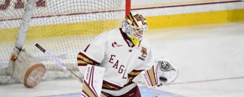 Montreal Canadiens to meet with Boston College goaltender Jacob Fowler's camp