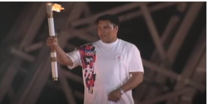 Ali's touching torch moment (1996)