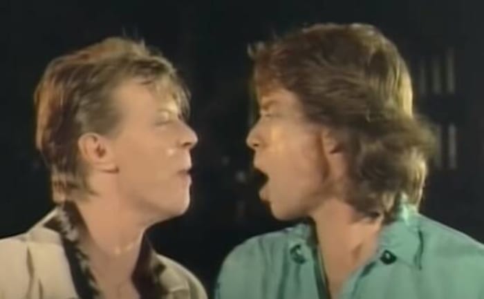 "Dancing In The Street," David Bowie and Mick Jagger