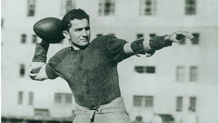 Abe Mickal, Halfback/Fullback/Kicker/Punter (1933-35)